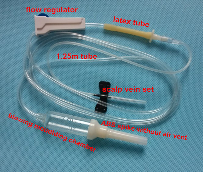 Sterile Infusion Set with Needle Different Types