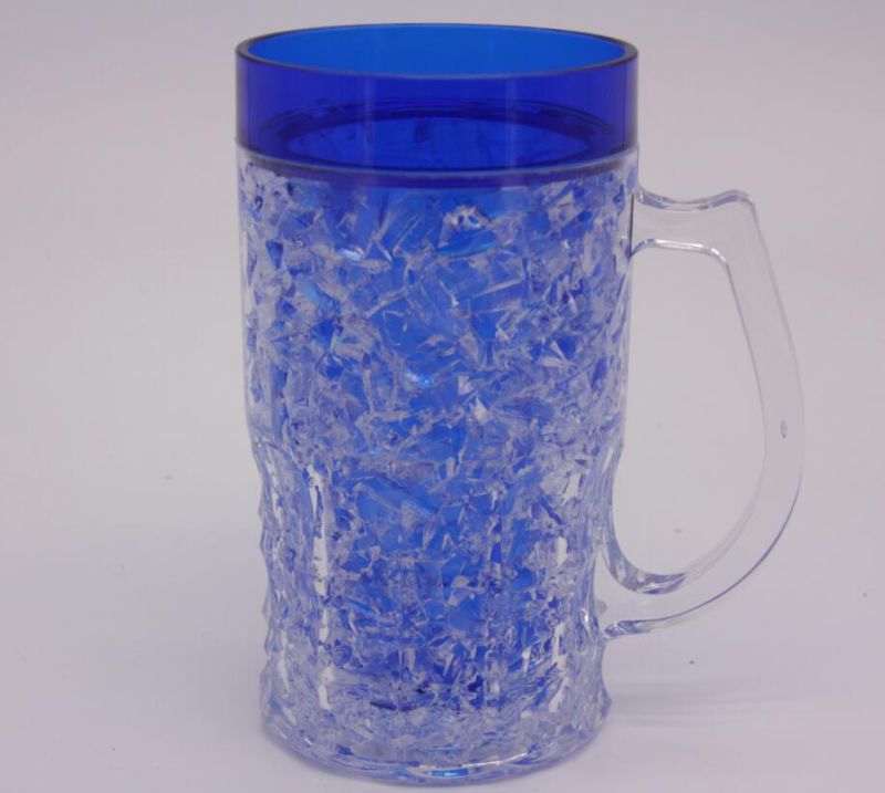 Double Wall Frosty Mug Frozen Ice Beer Mug for Promotional Gifts (HA09071-1)