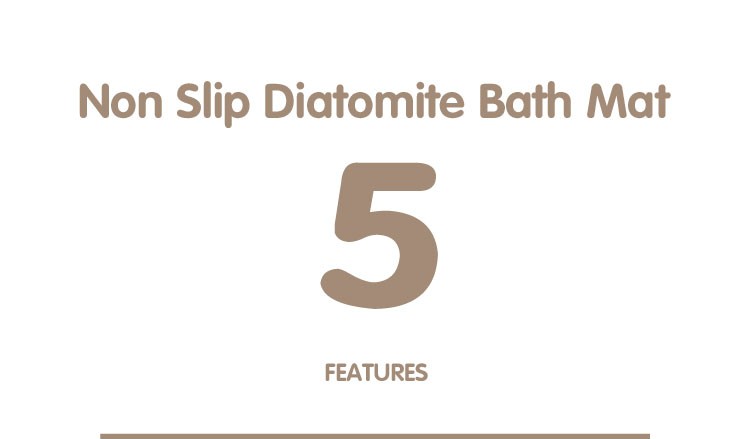 Diatomite Bath Mat Health