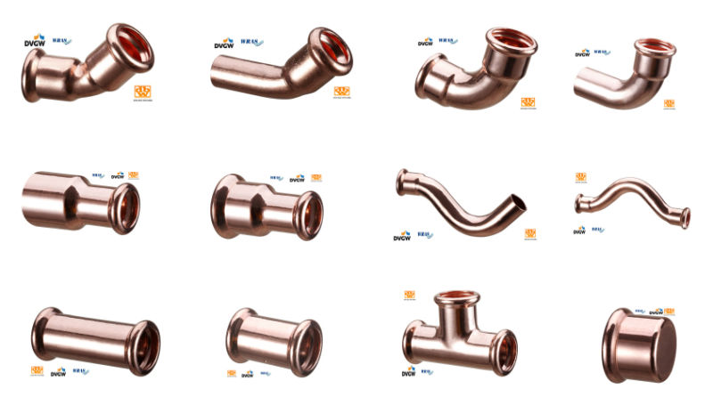Obtuse Street Elbow Copper Press Fittings