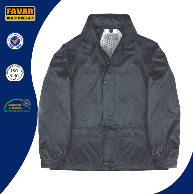 Navy 2-Piece Waterproof Rain Suit