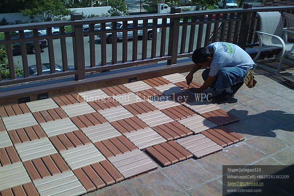 Interlocking Garden WPC Tiles