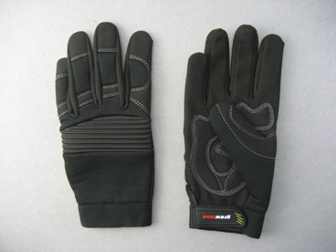 Micro Fiber Doubl Palm Mechanic Work Glove