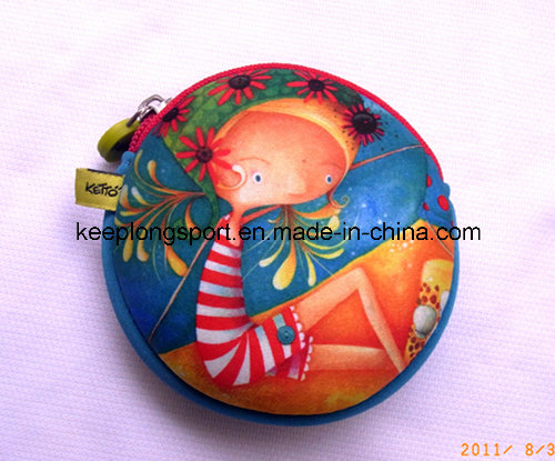 Full Color Printing Neoprene Coin Cases for Women