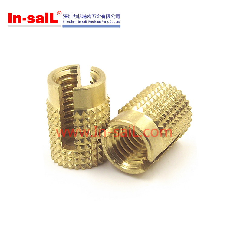 OEM/ODM Fasteners Knurled Threaded Brass Insert Nut