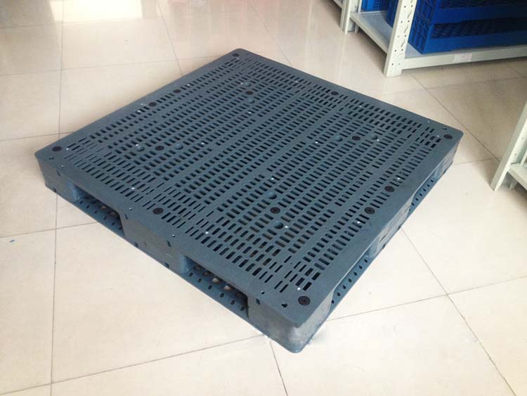 Cheap Injection Plastic Modling Type Hige Quality Brown Plastic Pallet 1200*1200*150mm