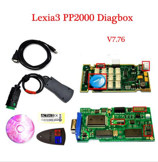 Lexia3 Diagnostic Tool PP2000 for Citroen for Peugeot with Diagbox Scanner