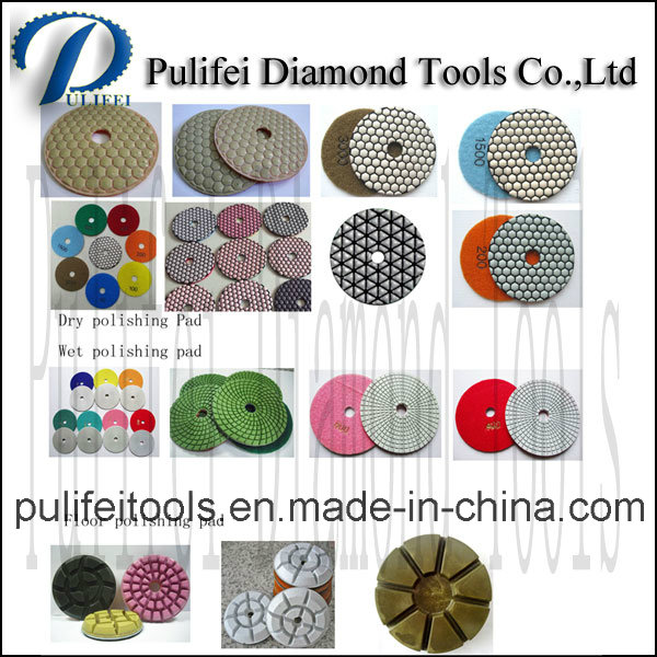 Hand Power Tools Diamond Polishing Pad for Marble Granite Concrete