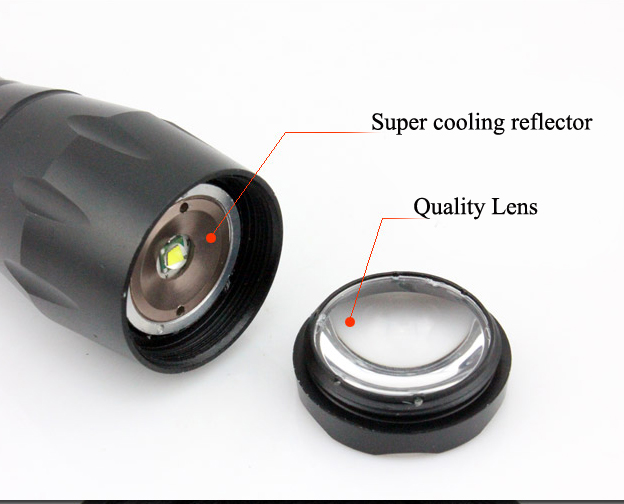 Zoom CREE T6 LED Flashlight