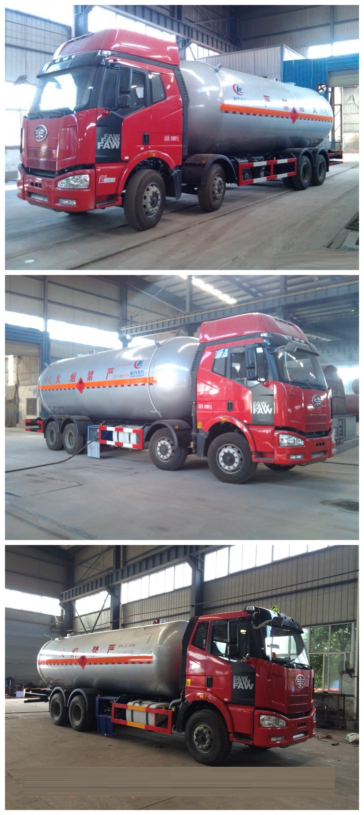 FAW 8X4 355000liters LPG Dispenser LPG Tank Truck LPG Vehicle