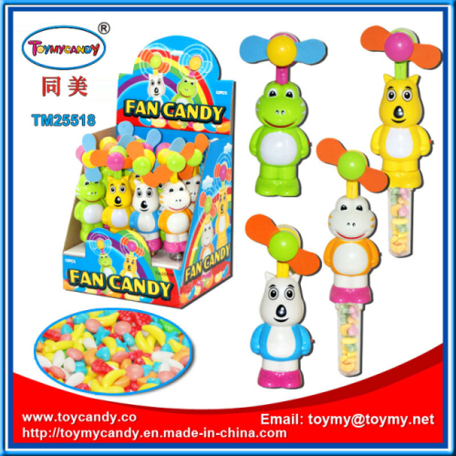 Plastic Electric Mini Fan Toy Candy