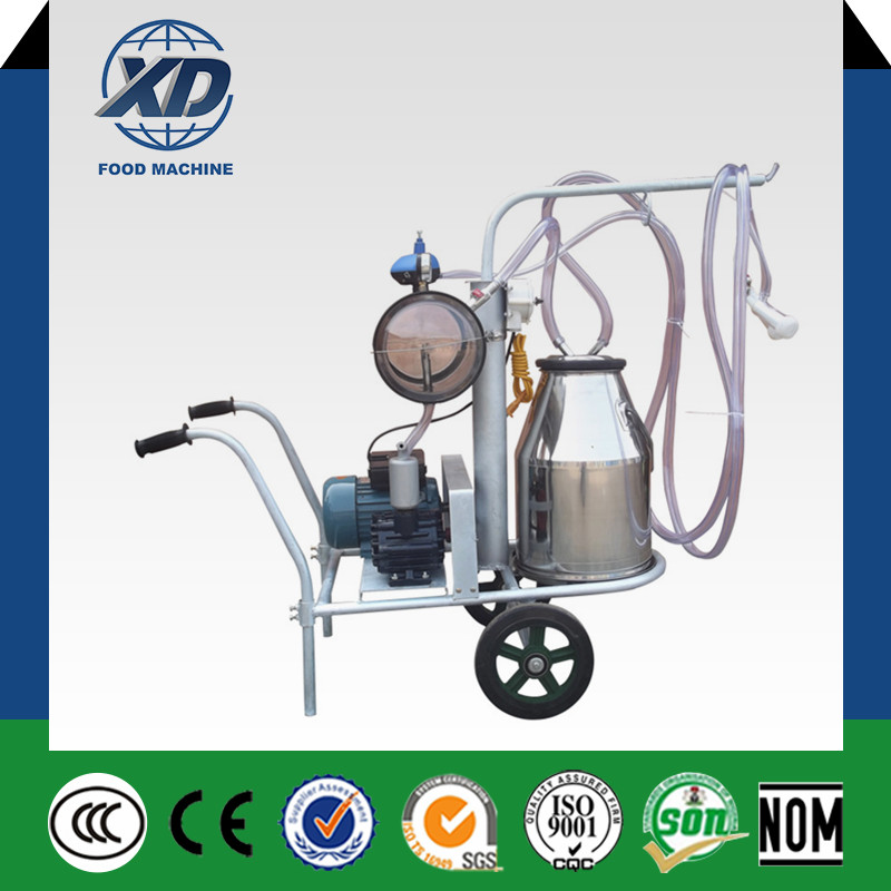 Vacuum Pump Single Bucket Cow and Goat Milking Machine