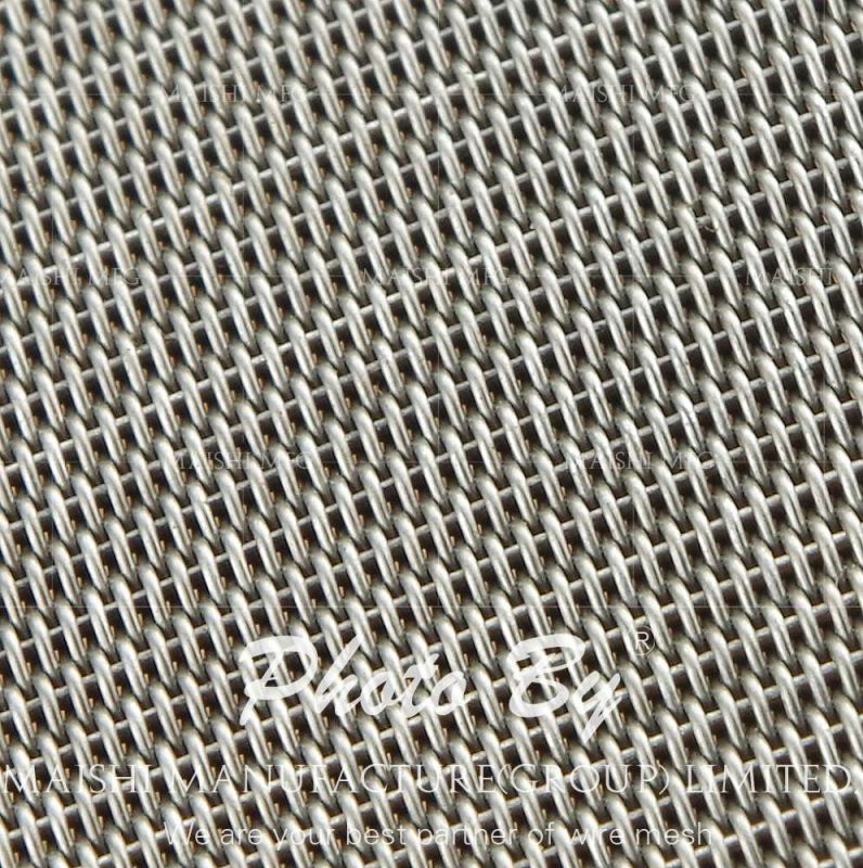 132X15 Dutch Weave Stainelss Steel Wire Mesh