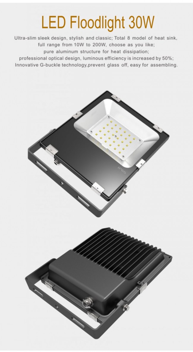 High Power LED Flood Light 10W/20W/30W/50W/70W/100W LED Outdoor Lighting 30W