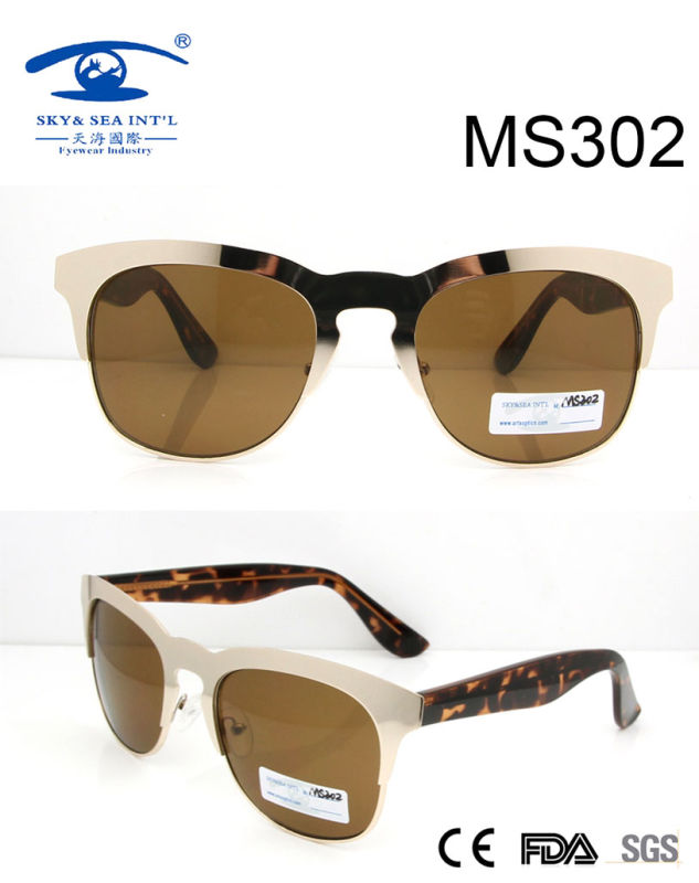 2016 New Design Metal Sunglasses (MS302)