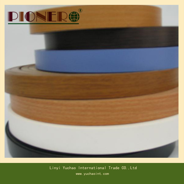 Solid Color and Wood Grain Furniture PVC Edge Band