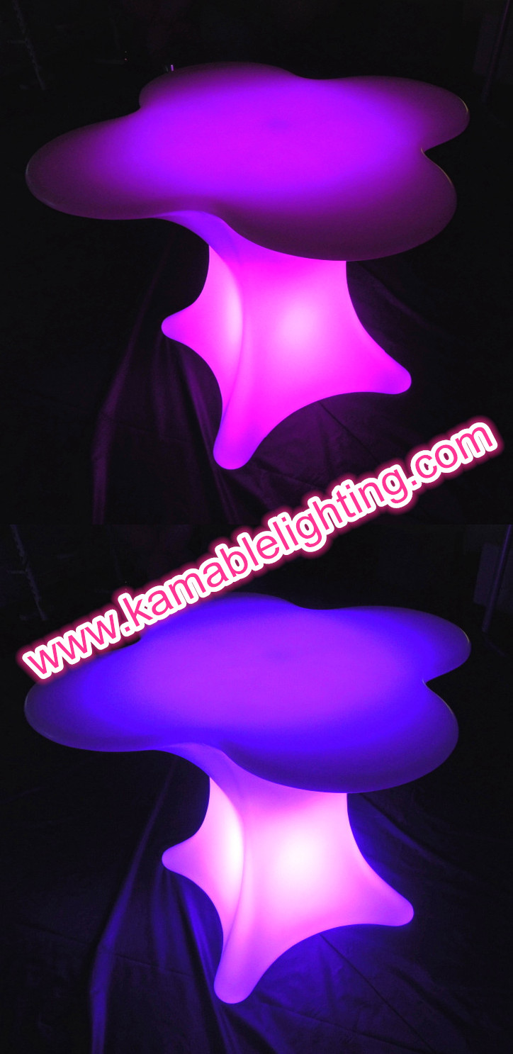 Waterproof Furniture LED Table with Glass (G001)