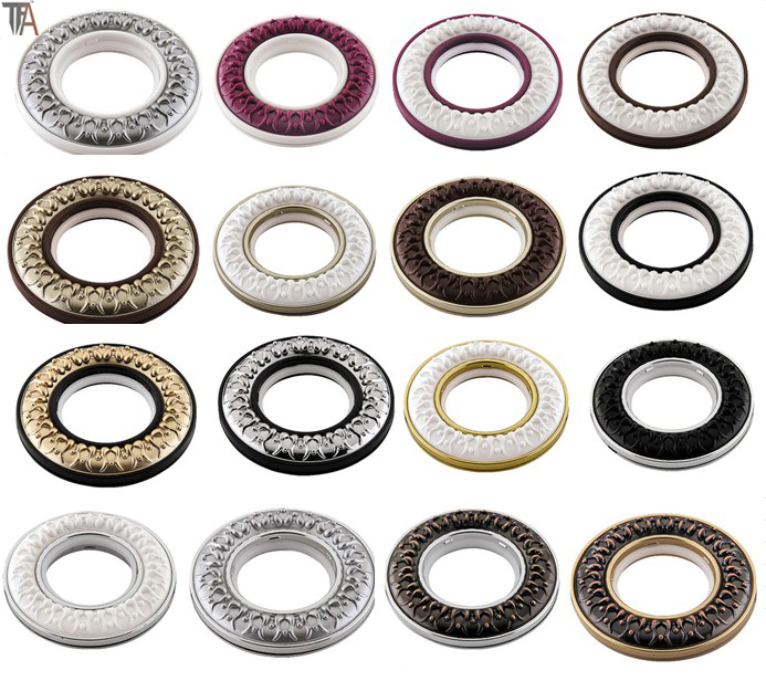 Mixed Colors Plastic Curtain Ring