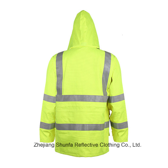 High Visibility Safety Traffic Wateproof Jacket with En ISO