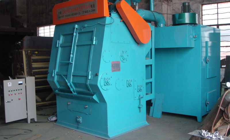 Pedrail Shot Blasting Cleaning Machine / Wheel Blasting Equipment (Q3210)