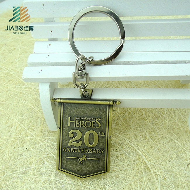 Jiabo Custom Made Die Casting Zinc Alloy Keychain