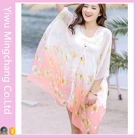 2016 Latest Design Chiffon Scarf Multifunction Beach Towel (46783)