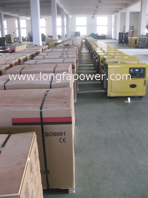 6kVA Single Phase Silent Soundproof Diesel Generator with ATS