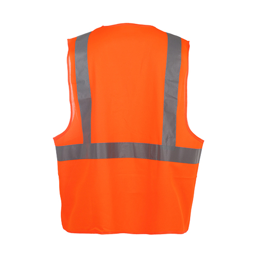 100% Polyester Tricot Reflective Vest with En ISO 20471