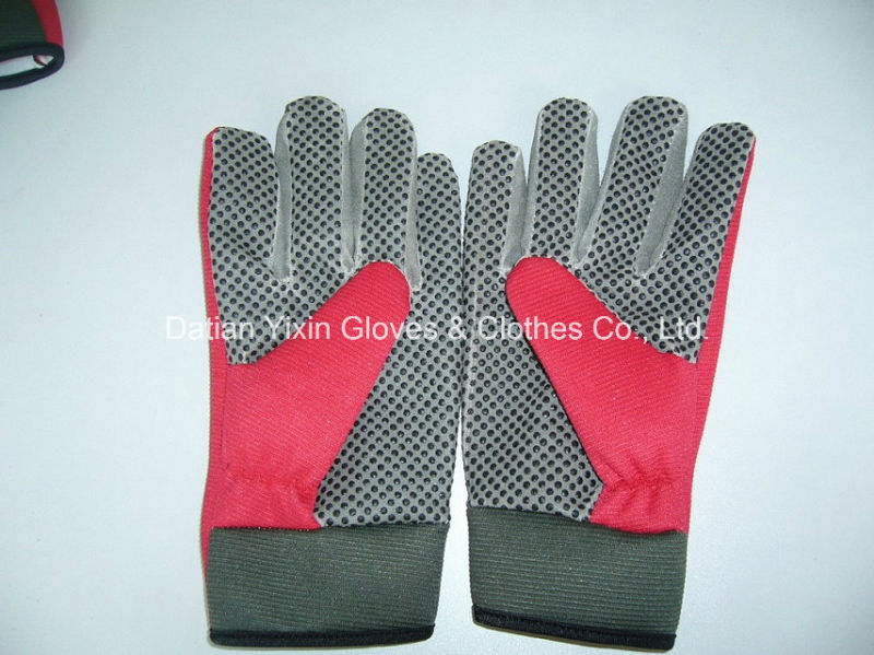 Safety Glove-Work Glove-PVC Dotted Glove-Labor Glove-Industrial Glove-Weight Lifting Glove