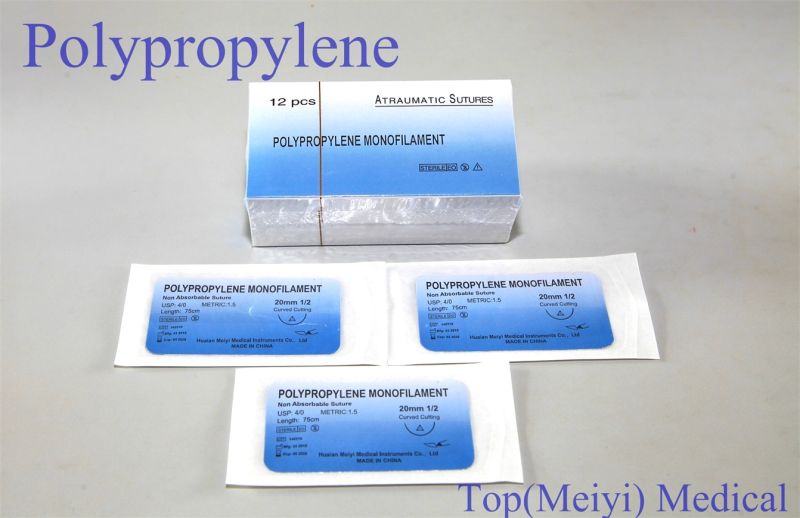 Surgical Suture - Polypropylene Monofilament Surgical Suture with Needle