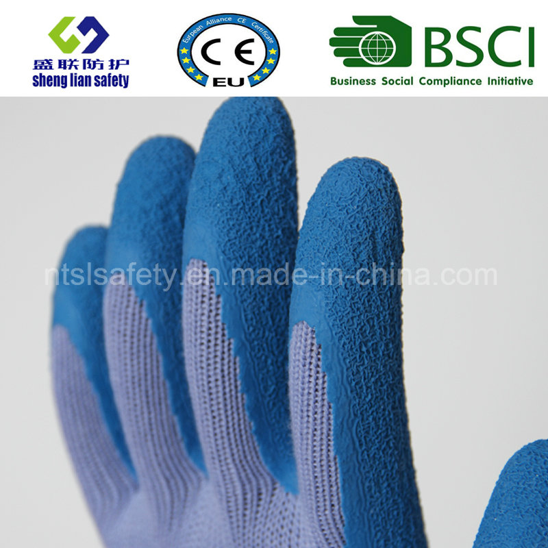 Latex Rubber Gloves, Sandy Finish Safety Work Gloves (SL-R502)