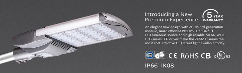 Waterproof 200W Commercial Lighting LED Road Street Light with High Lumen Output
