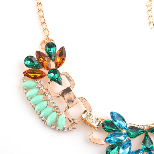 Colorful Stone Necklace/Fashion Necklace/Jewelry Necklace (XJW12045)