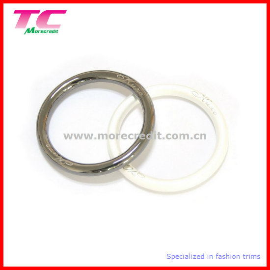 Oblate Metal O-Ring Buckle for Handbag