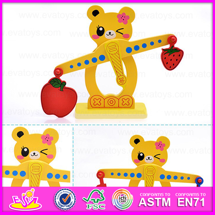 2016 Brand New Wooden Balance Game, Educational Wood Balance Toy, Kids' Balance Toy, Preschool Wooden Balance Toy W11f055