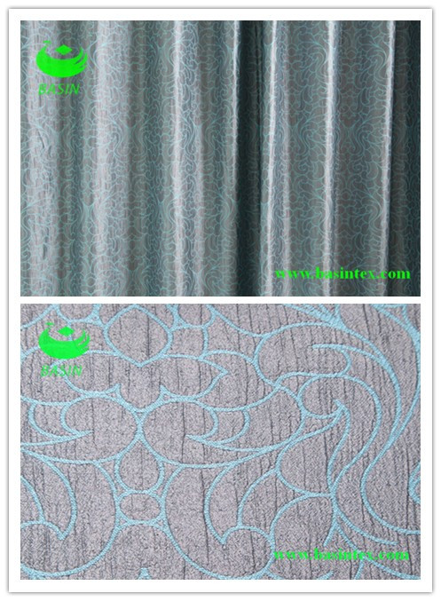 Jacquard Curtain Fabric (BS1090)