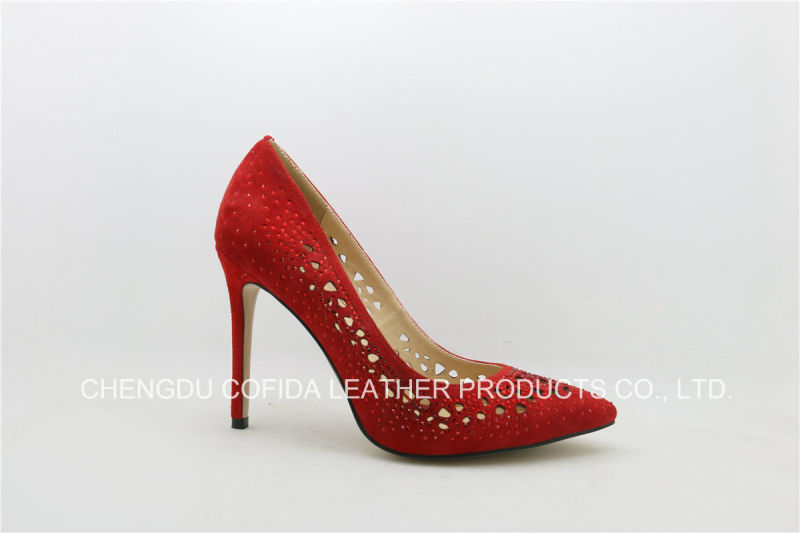 Hot Sale Exquisite Design Lady Leather Bridal Shoes