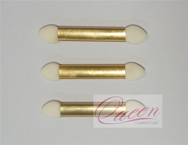 Latex Head Double Ended Gold Ferrule Eyeshadow Brush