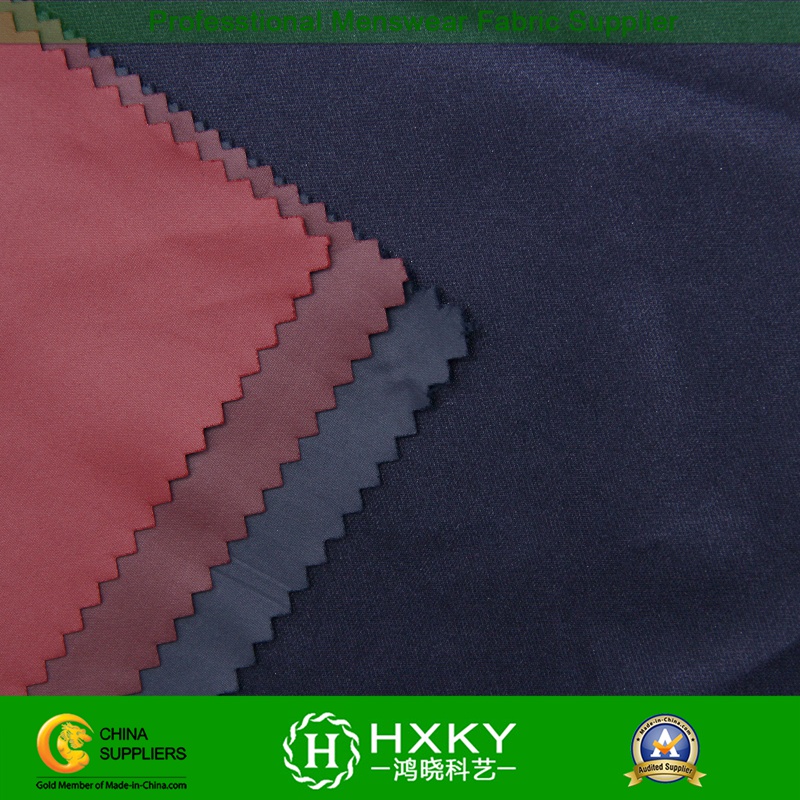 50d Cire Processing Polyester Compound Fabric for Men's Jacket