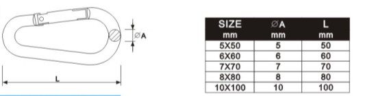 Aluminum Snap Hook Egg Type Dr-Z0050