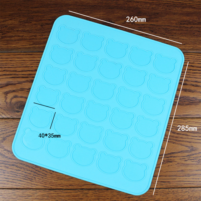 100% Food Grade Non-Stick Cartoon Style Silicone Macaron Baking Mat