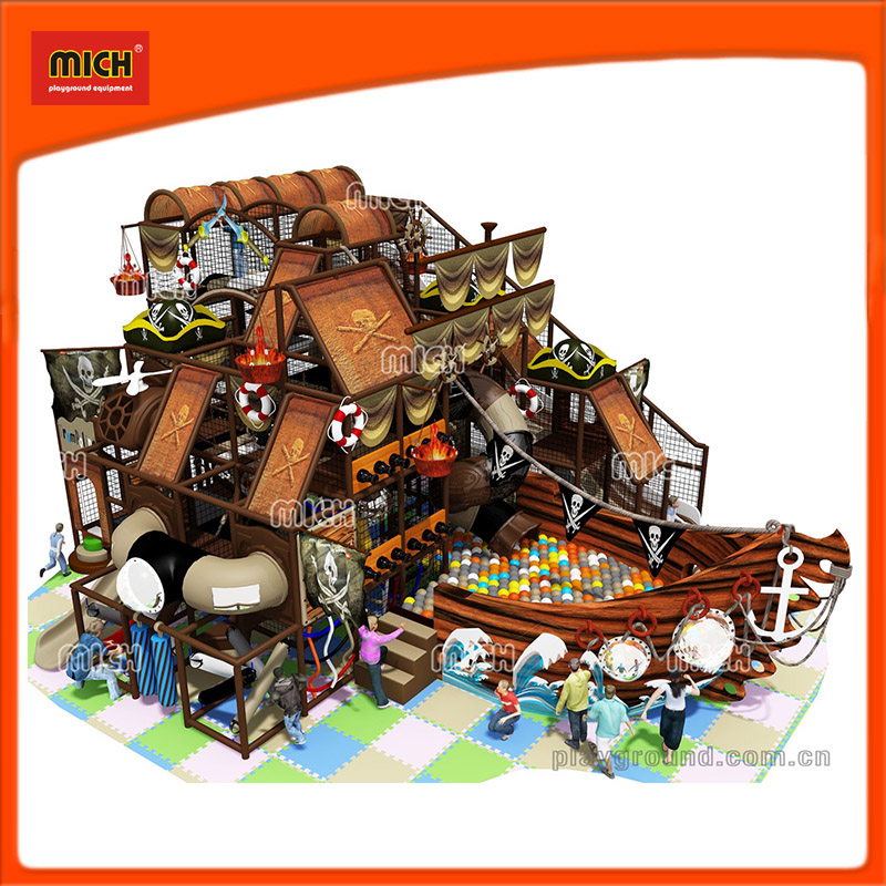 Pirate Ship Indoor Amusement Park Playground Equipment