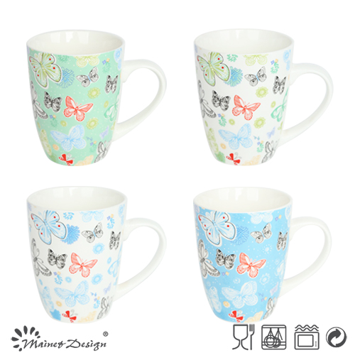 Colorful Butterfly Decal Household 12oz Mug