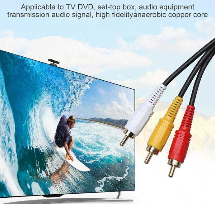 Rac Composite Video and Audio Cable