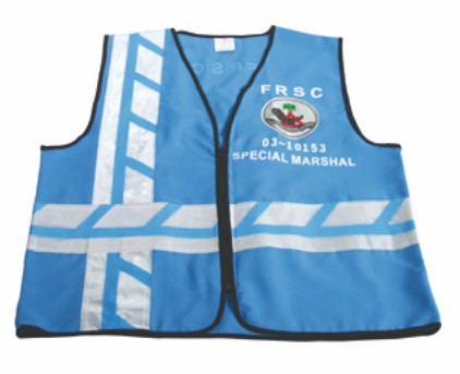 High Visibility Safety Vest with Blue Color