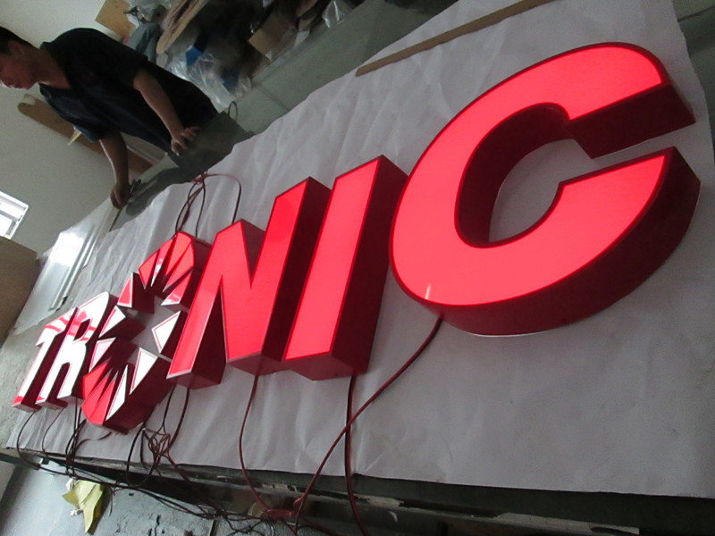 Retail Chain Shop Business Exterior Interior Illuminated LED Channel Letters Sign