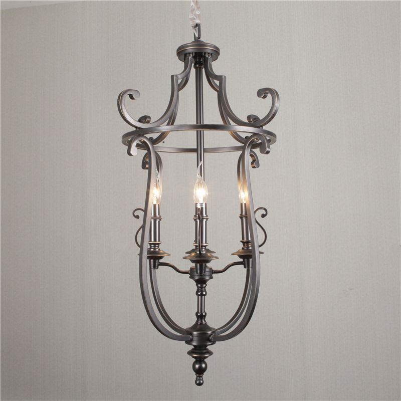 Four Lights Antique Brass Iron Pendant Lamp (SL2189-4)