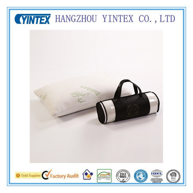 2016 Popular Bamboo Fiber Shredded Memory Foam Pillow