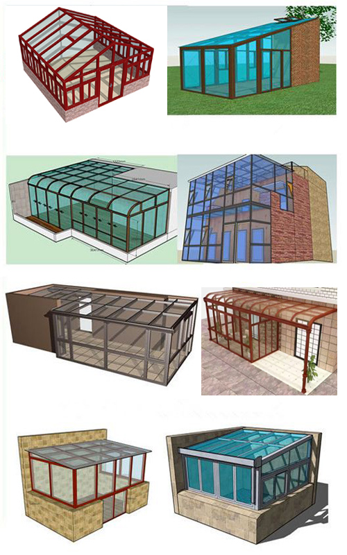 Factory Price Hotel and Villa Garden House Aluminium Sunroom (FT-S)