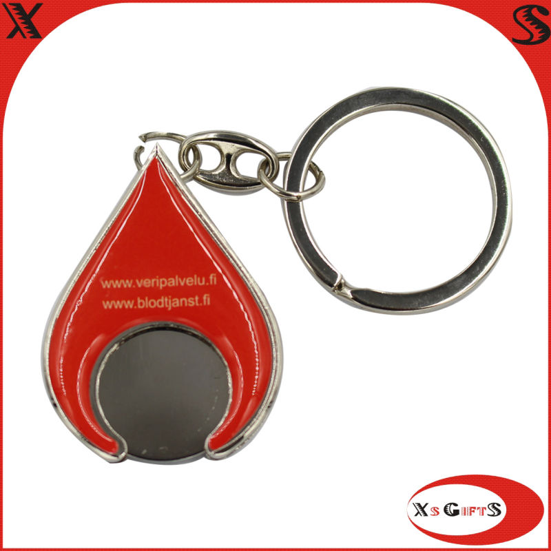 2014 Fashion Metal Trolley Coin Keychain